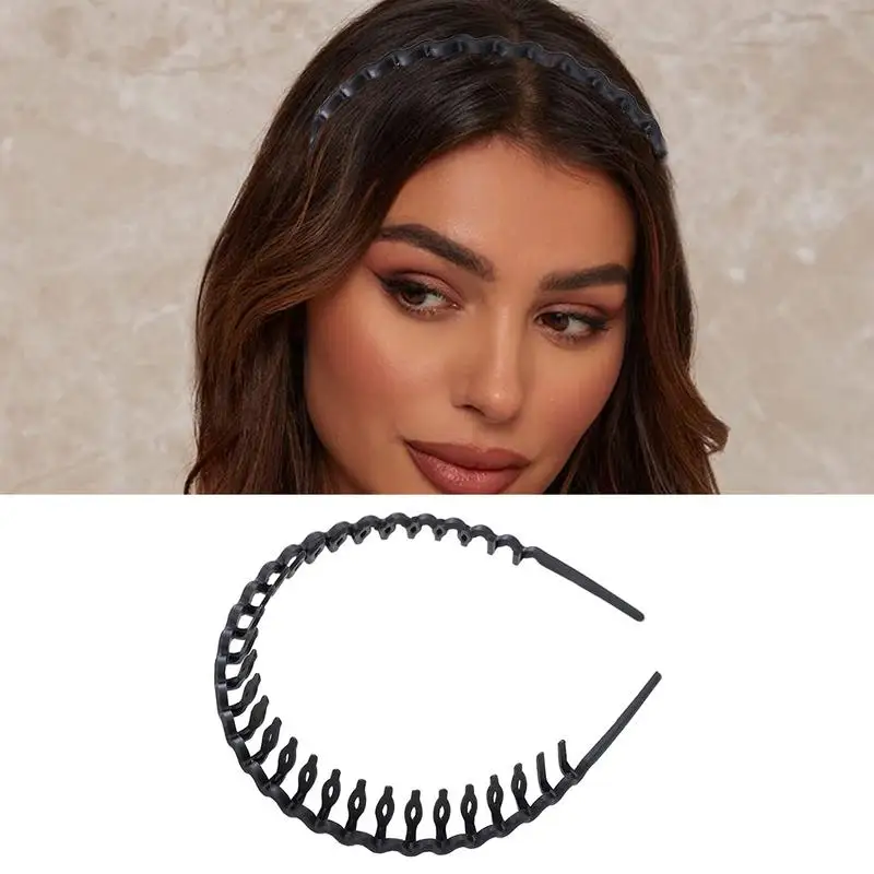 Wavy Headband Sports Female Non-slip Wave Hairband Bangs Holder Hair Accessories Skinny Hairpin Accessories Fashion Head Bands