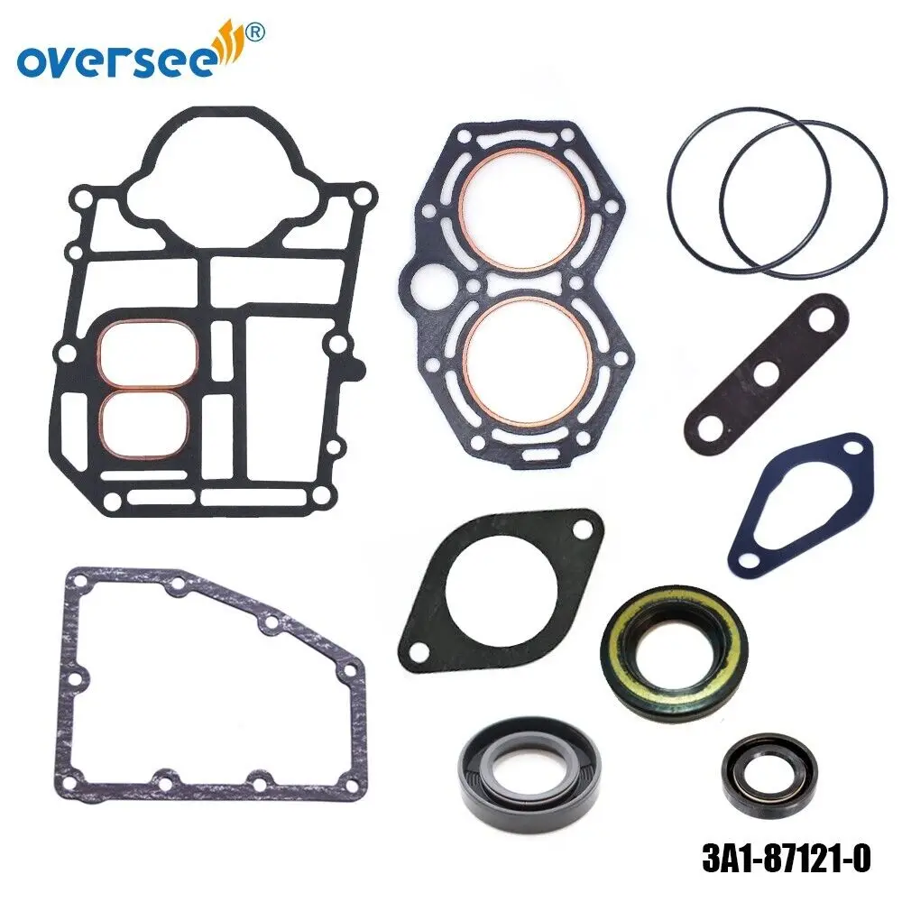 3A1-87121-0 Power Head Gasket Set For Tohatsu Nissan Outboard Engine 25HP 30HP 3A1871215M outboard propeller 10 1 4x13 for suzuki engine 20hp 25hp 30hp stainless steel 10 tooth splines outlet boat parts 99105 00600 13p