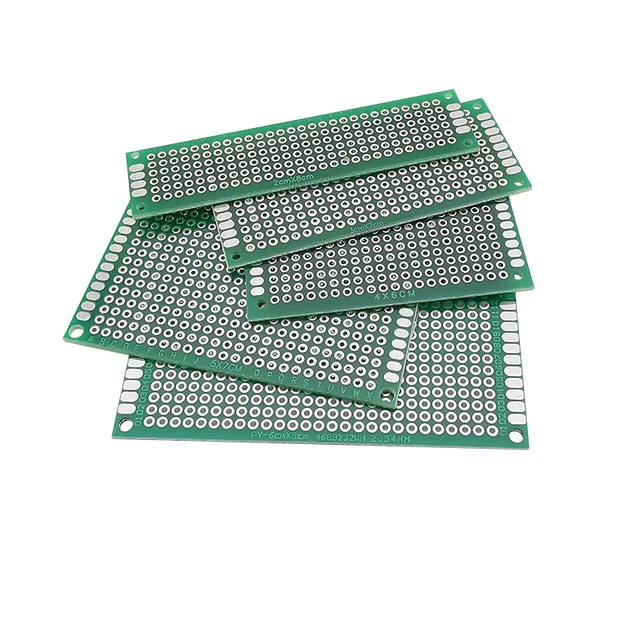 10pcs Electronic PCB Board 4x6cm Blue Double Side Prototype PCB Board Soldering  Board electronic components kit - AliExpress