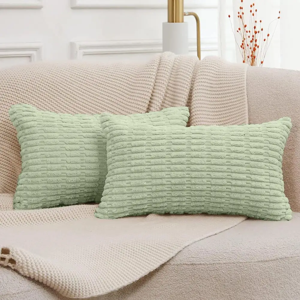 

Party Decor Pillow Case Corduroy Pillow Case Cozy Corduroy Pillow Sleeves Nordic Solid Color Cushion Covers for Home Decor Set