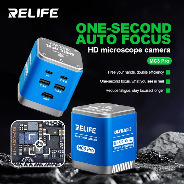 كاميرا ميكروسكوب RELIFE MC3 Pro (أوتو فوكاس) 1