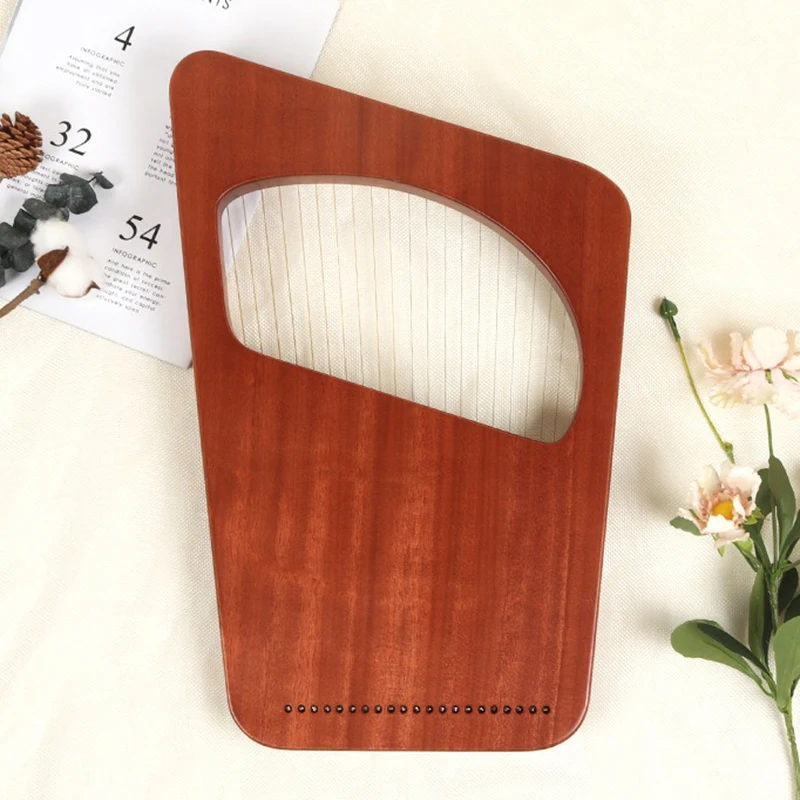 21 Strings Harp Mahogany Lira Instruments Professional Lyre Solid Wood Handheld Harps Adult Beginner Children String Instrument