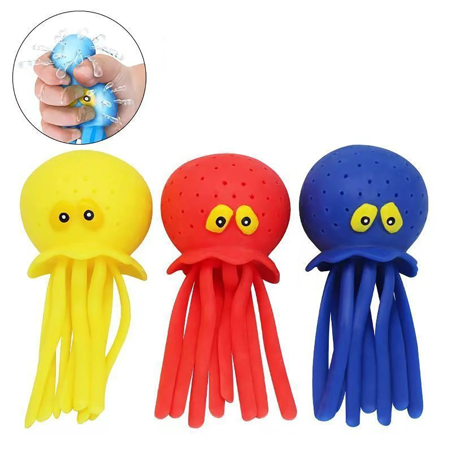 Octopus Water Balls Kids Bath Toys Sensory Stress Relief Water Bomb Splash Balls for Kids Swimming Pool Floating Toys