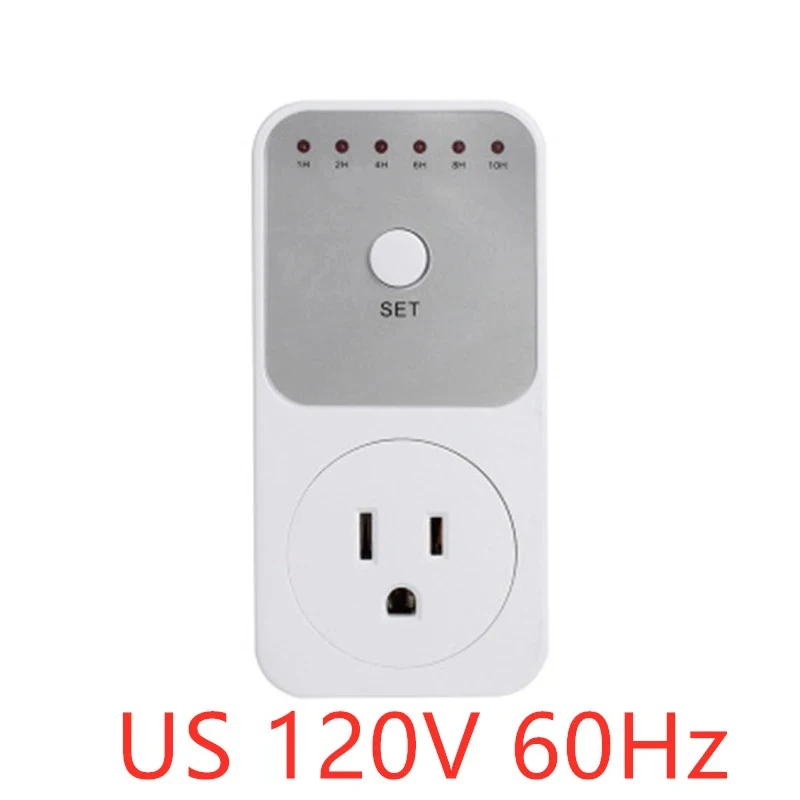 Smart Plug Timer Socket with 10-Hour Countdown & Energy Metering Features