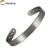Vinterly Pure Copper Bracelets Men Magnetic 10mm Adjustable Health Energy High Magnets Cuff Bangle Resizable Jewelry Male Metal 1