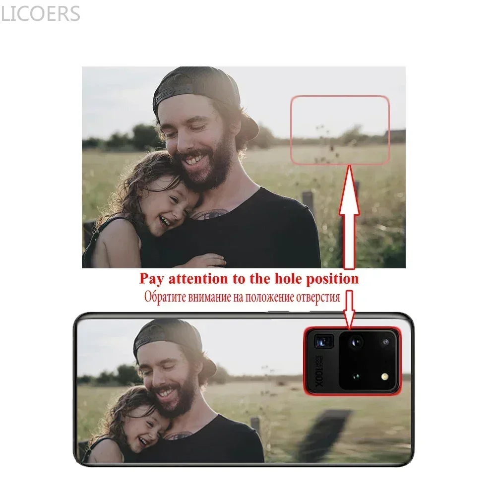 Customizable Soft TPU Matte Phone Case with Personalized Image or Name Print
