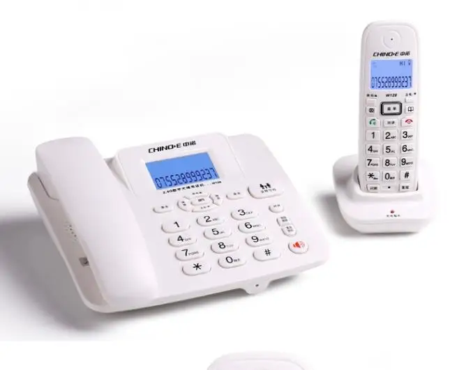 Téléphone sans fil avec répondeur sans fil, 1 à 4 mains, 2.4G, combiné  téléphonique filaire, bureau, maison, hôtel, téléphone de table longue  portée - AliExpress