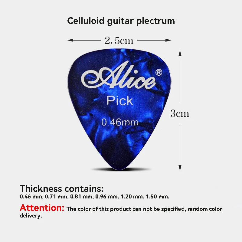 Alice Guitar Picks & Plectrum Holder Celluloid Picks Tuning Capotraste Mediator Case Guitarra Accessories 6pcs guitar picks,guitar pick case