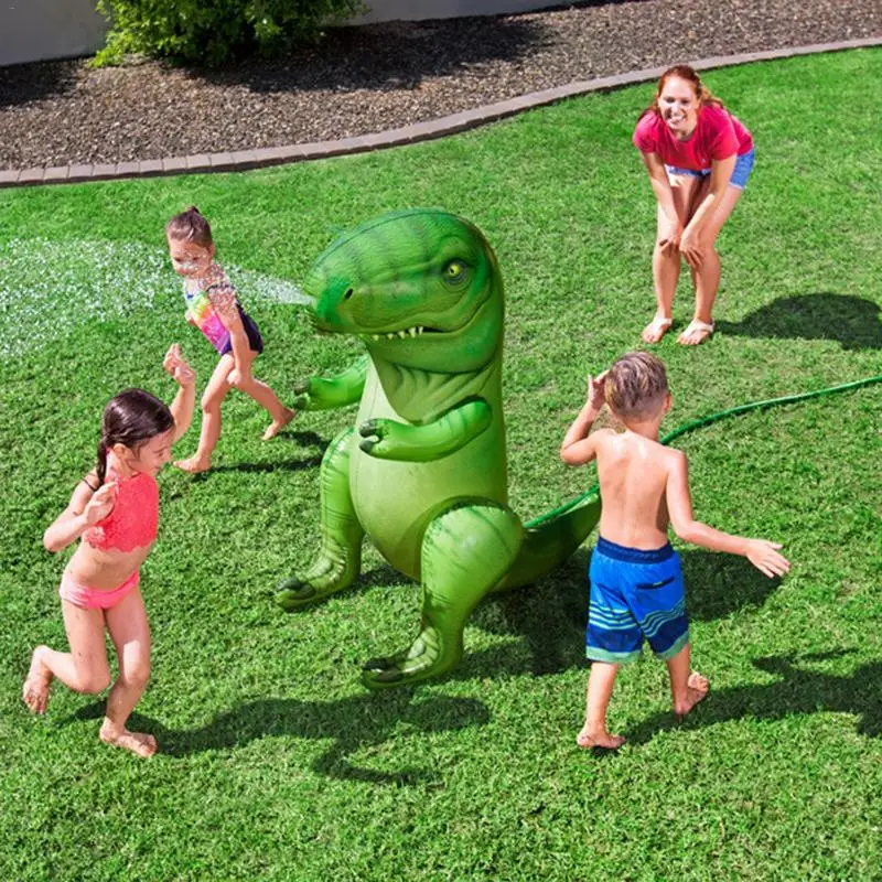 

Dinosaur Water Sprinkler Toy Inflatable Water Games Toy For Toddlers Kids Outdoor Backyard Pool Water Fun Party Supplies