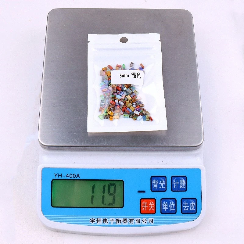 5mm 슈퍼 엑설런트 레트로 피카소 컬러 세미 리프트 글래스 라이스 비즈 내추럴 컬러 고품질 루즈 비즈 핸드메이드 DIY 비즈