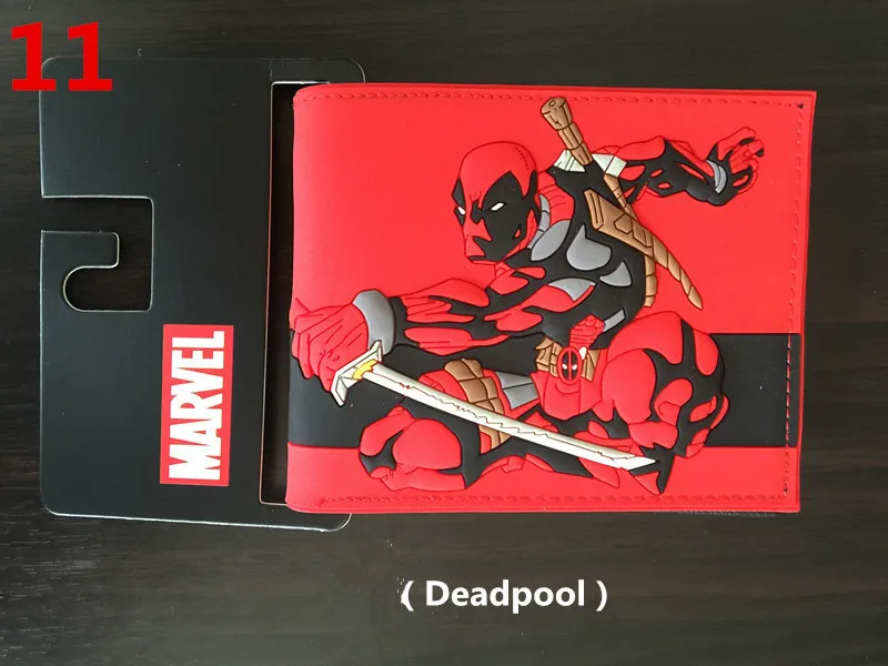 thumbnail image 1 of Cartera de dibujos animados de Marvel Comics Deadpool, monedero de diseño de Metal, regalo para hombre y niño, 1 of 5