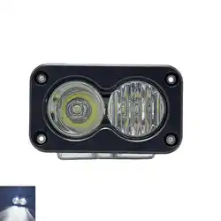 Compact LED Pod Driving Light - 3 Inch Dual Color Spotlight for Vehicle Roof and Luggage Rack (White light)