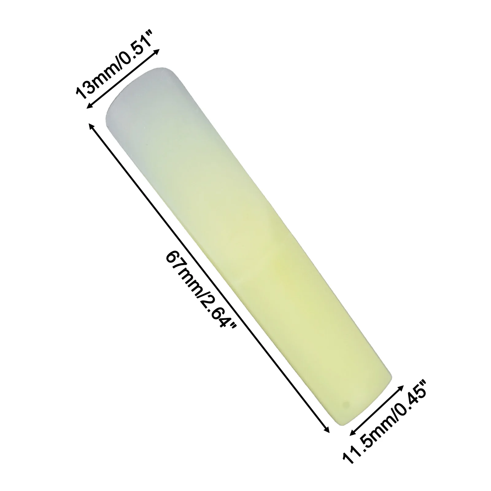 Synthetic Resin Clarinet Reed 3-pack Clarinet Reeds Resin Reeds Strength 1.5 2.0 2.5 Saxophone Tool Parts Replacement saxophone reeds parts saxophone parts accessories