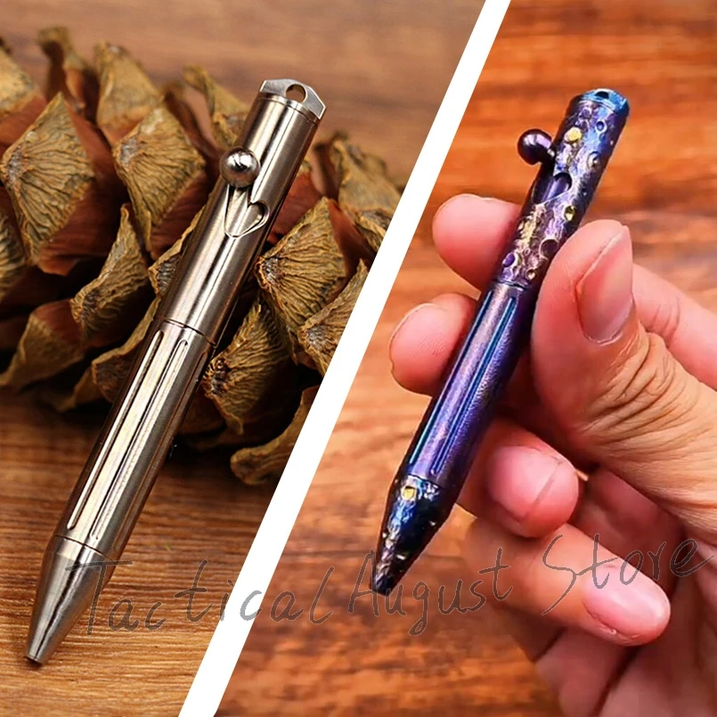 Penna A Sfera In Lega Di Titanio Tipo Di Bullone Interruttore Push Down 2 Tipi Superficie Standard/Versione Del Cavo Penna A Sfera Penna A Sfera