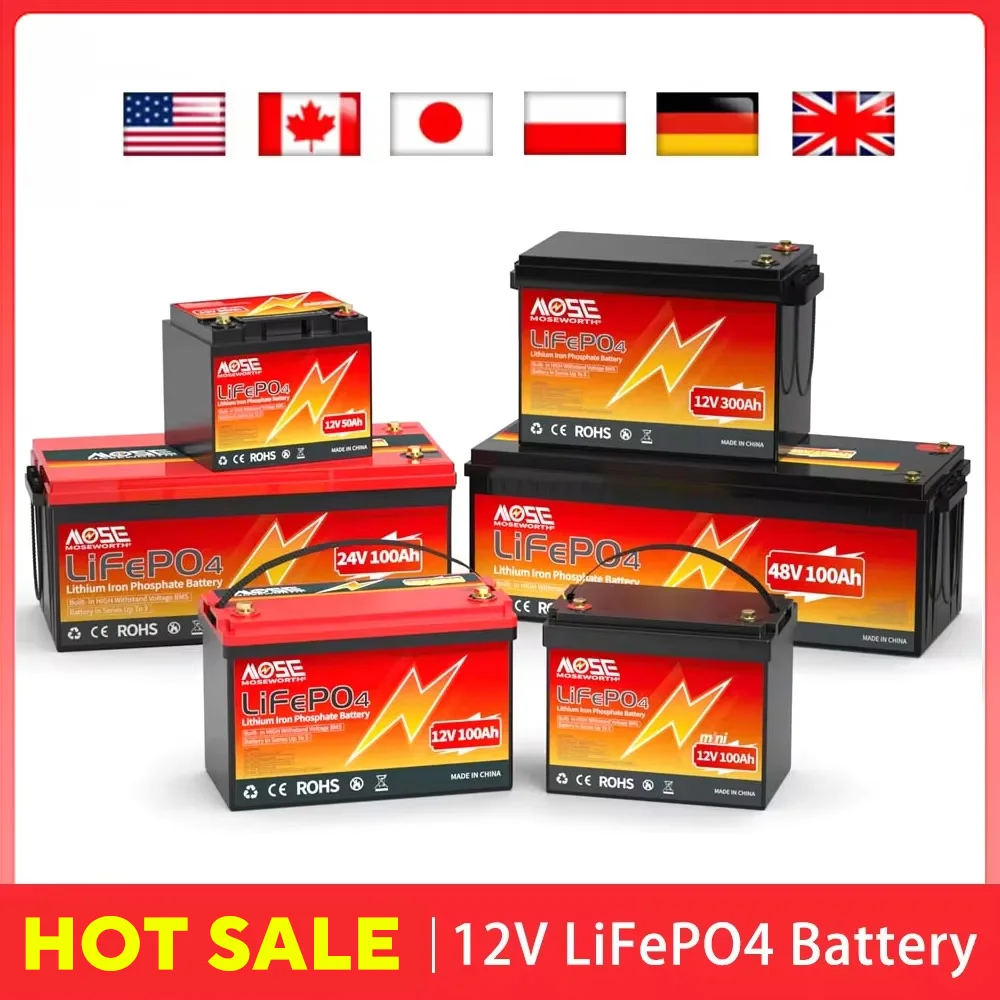 12V LiFePO4 Lithium Iron Phosphate Battery Pack 1