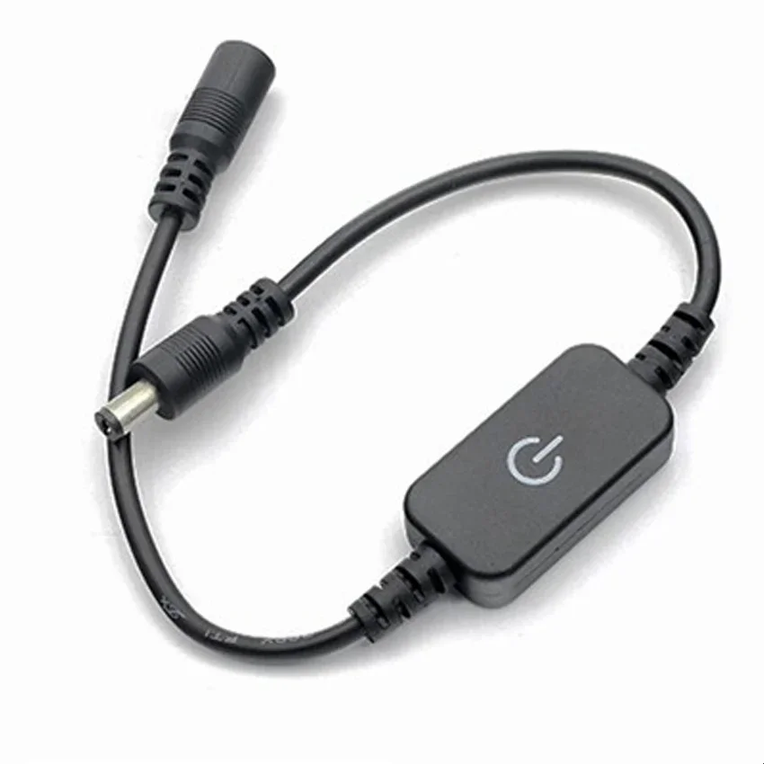 Led Strip Touch Dimmer Luminosità Dimmer Interruttore Funzione Di Memoria 5V 12V 24V 3A 5.5X2.1Mm Nastro Led Luci Interruttore Di Alimentazione Contro