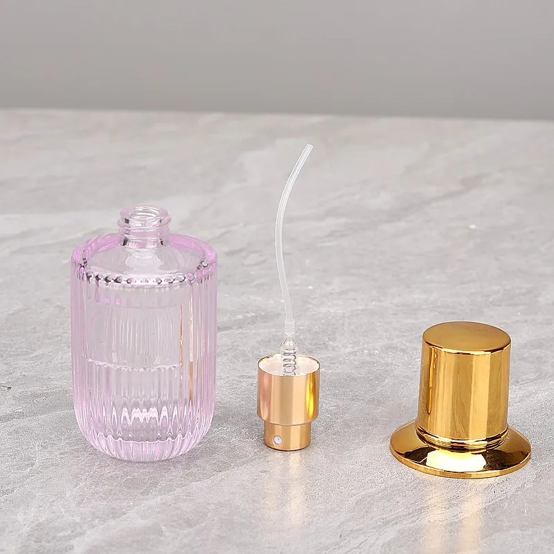 Rosa Glas-Sprühflasche – 30 Ml, Robuster Glasbehälter Für Parfüm & Eau De Cologne