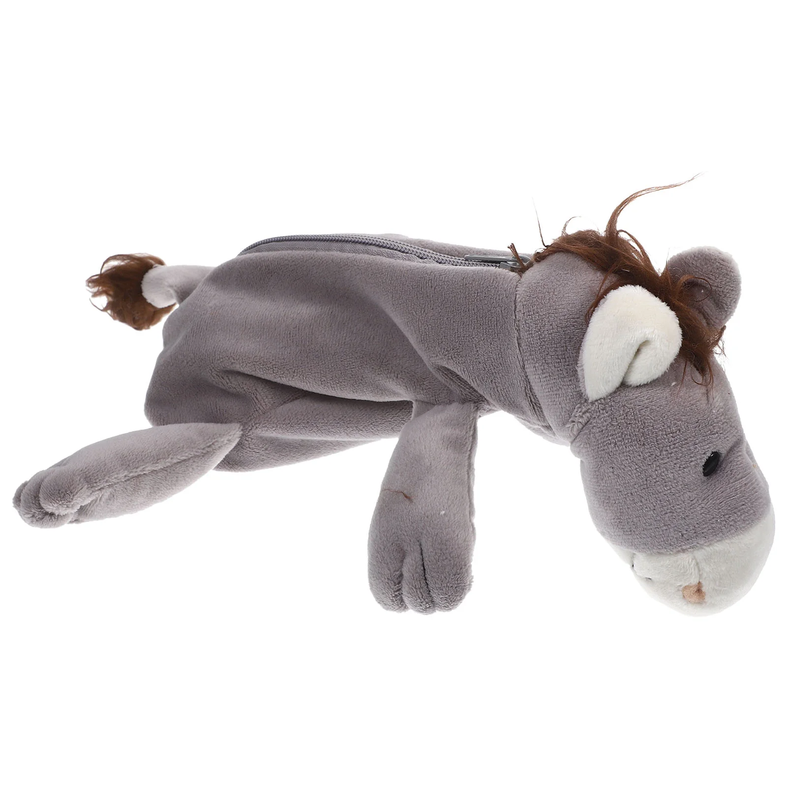 Stuffed Animal Pencil Case Stationery Bag Zipper Students Large Capacity Pouch Cute