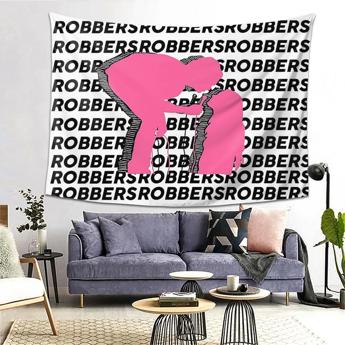 

Robbers Aesthetic Home Decoration Tapestry Hippie Wall Hanging Tapestries on the Wall for Living Room Bedroom Dorm Room