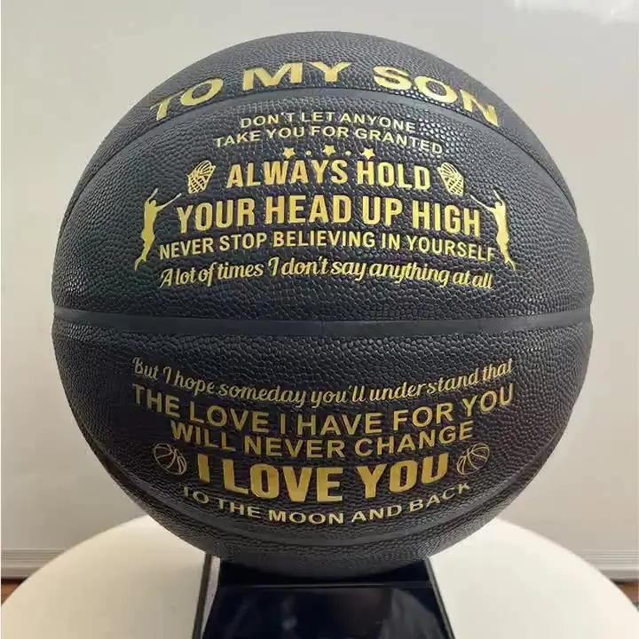 Basketball For Son Size 7 Competition Basketball Standard Ball Men Team Basketball Birthday Cowhide Basketball Gift