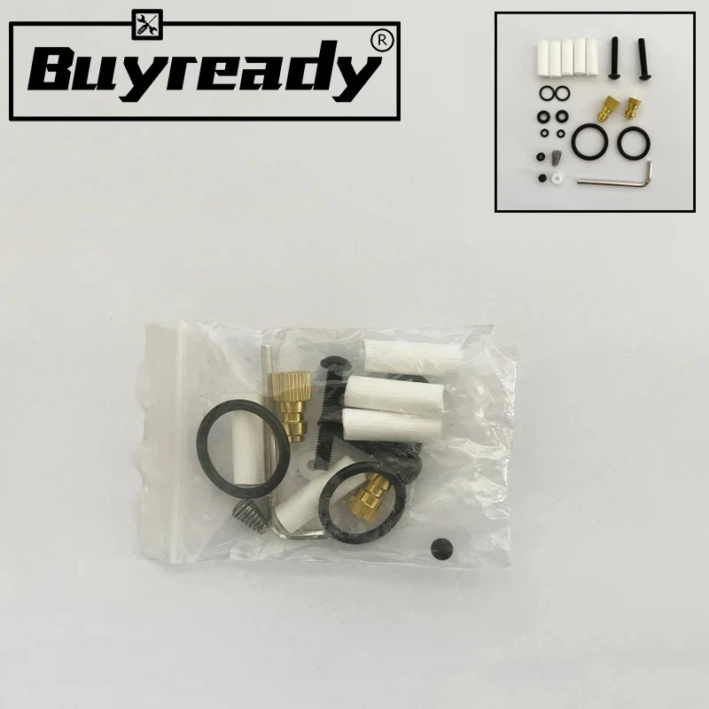 Parts Bag 300bar 30mpa 4500psi PCP Pump Including Filter Cotton Sealing Ring Rubber Ring Copper Joint High Pressure Pump Parts