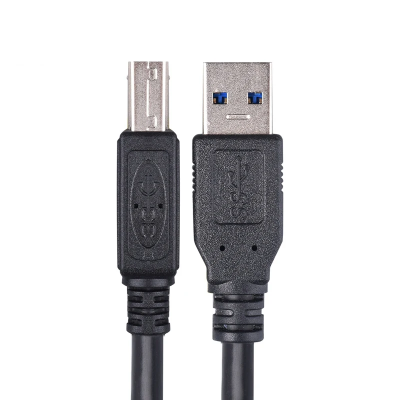 RSHTECH Printer Cable USB-A to USB-B 3.0 Cables 5Gbps High-Speed A Male to B Male for Desktop External Hard Drivers Scanner