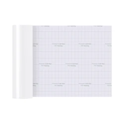 Premium Permanent Adhesive Vinyl Roll for Crafting and Car Decals, Multiple Sizes Available (White)