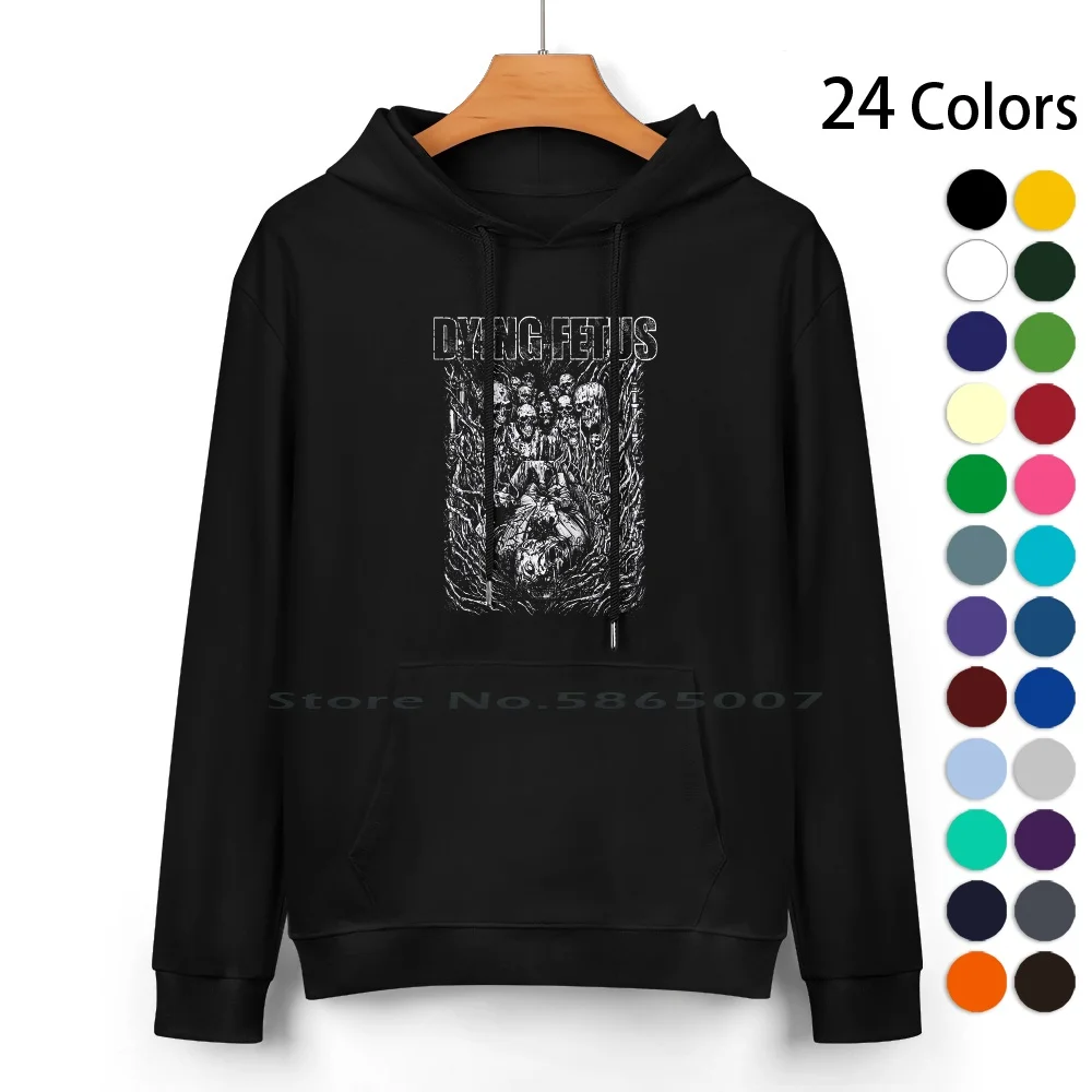 Wild Goose Chase Felpa Con Cappuccio In Puro Cotone Maglione 24 Colori Fascia Del Feto Teschio Heavy Metal Musica Del Feto Concerto Album Logo Live
