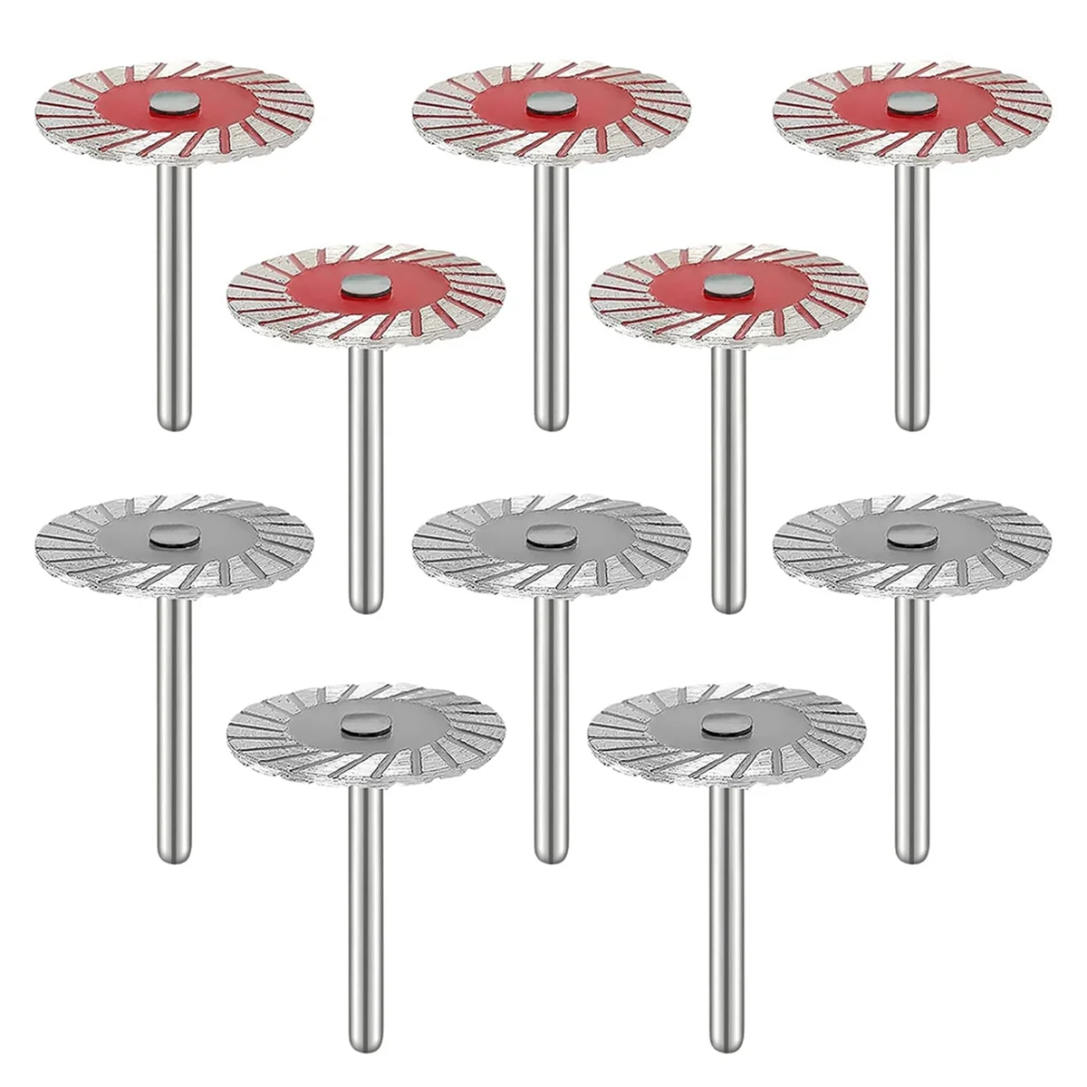 

10Pcs Stone Carving 40mm Blades,Mini Diamond Turbo Engraving Saw Blades,Metal Cutting Wheel (Wear-Resistant/Sharp Type)