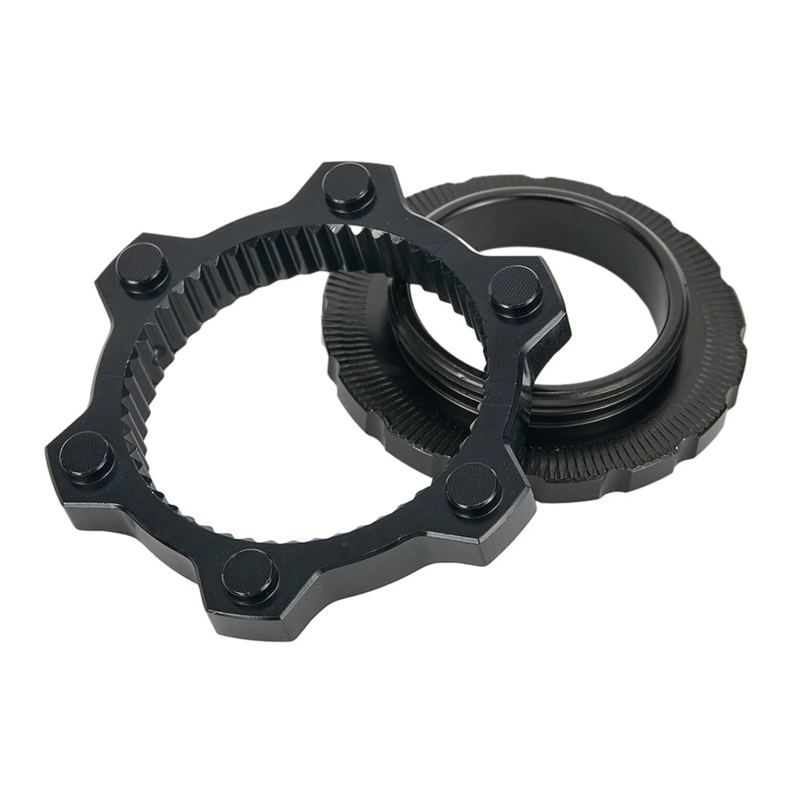 

Centre Lock Disc Adapter Disc Brake Rotor Bicycles Center Lock CNC Technology Cycling Parts To 6-Bolt Aluminum Alloy BCD44MM