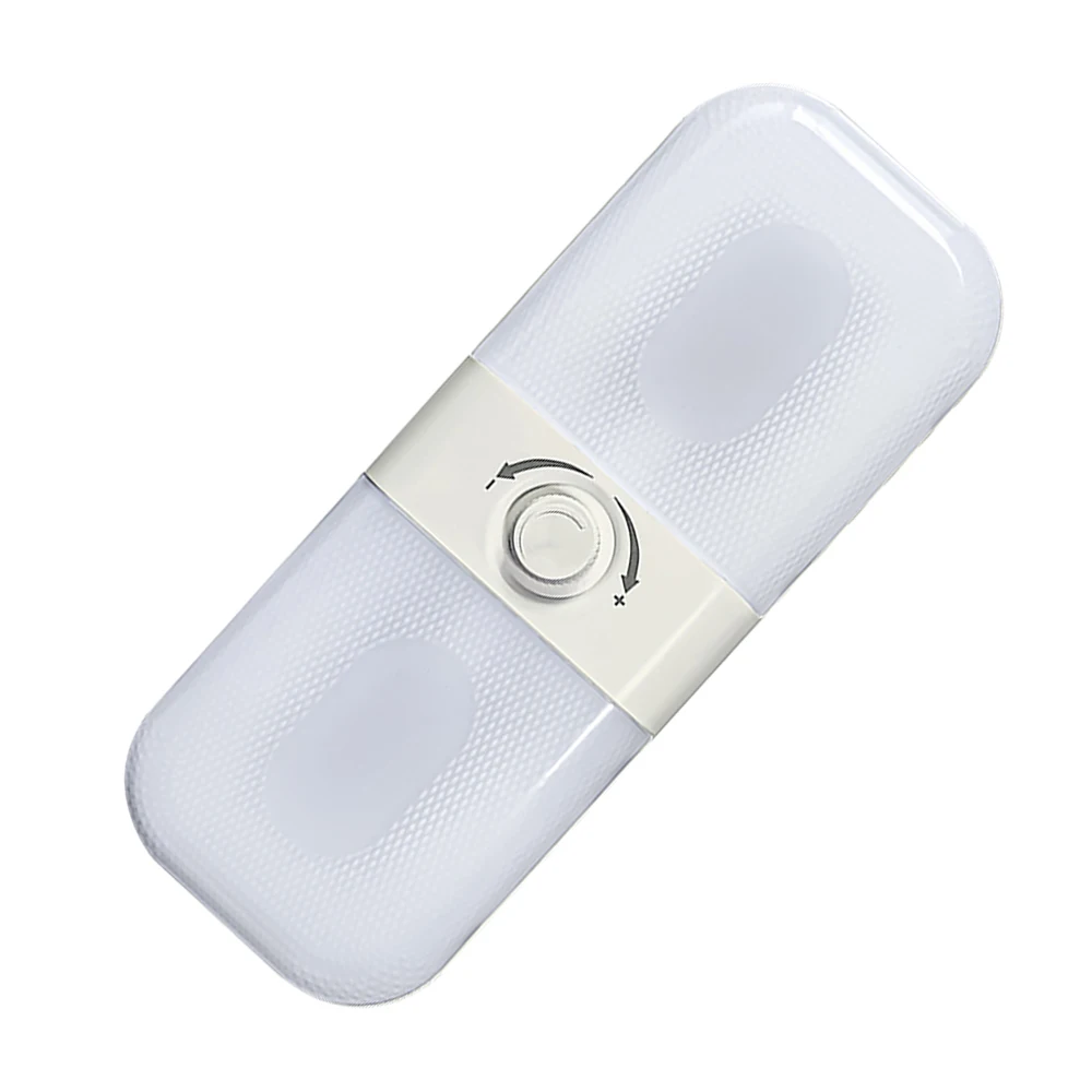 12-24V 컴파트먼트 라이트 하이라이트 가변 조명(3가지 색상 포함) RV LED 천장 램프 무전극 디밍 캡 독서등