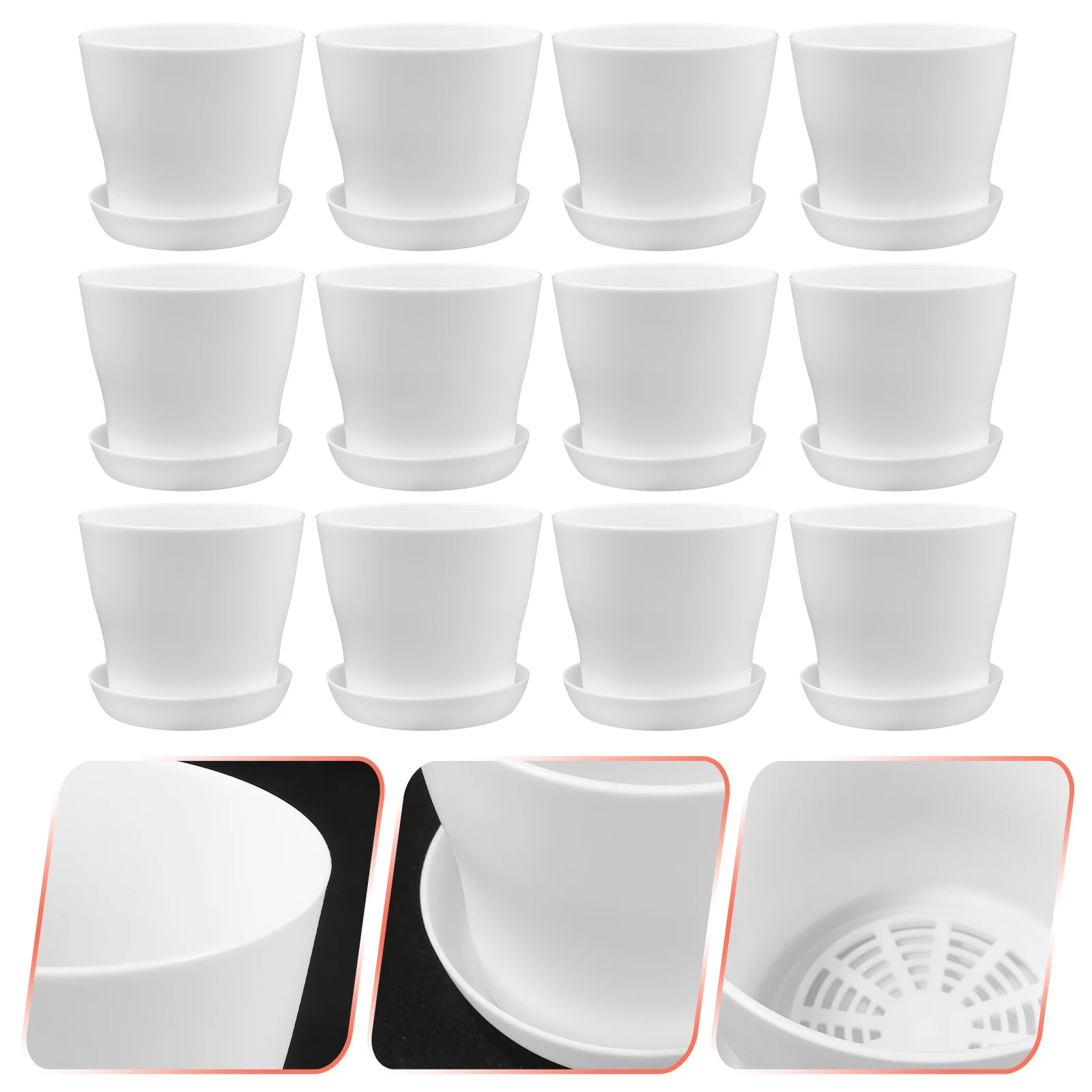 

20 Pcs Outdoor Planter Pots Plants Indoor Nursery Small for Round Plastic Flower