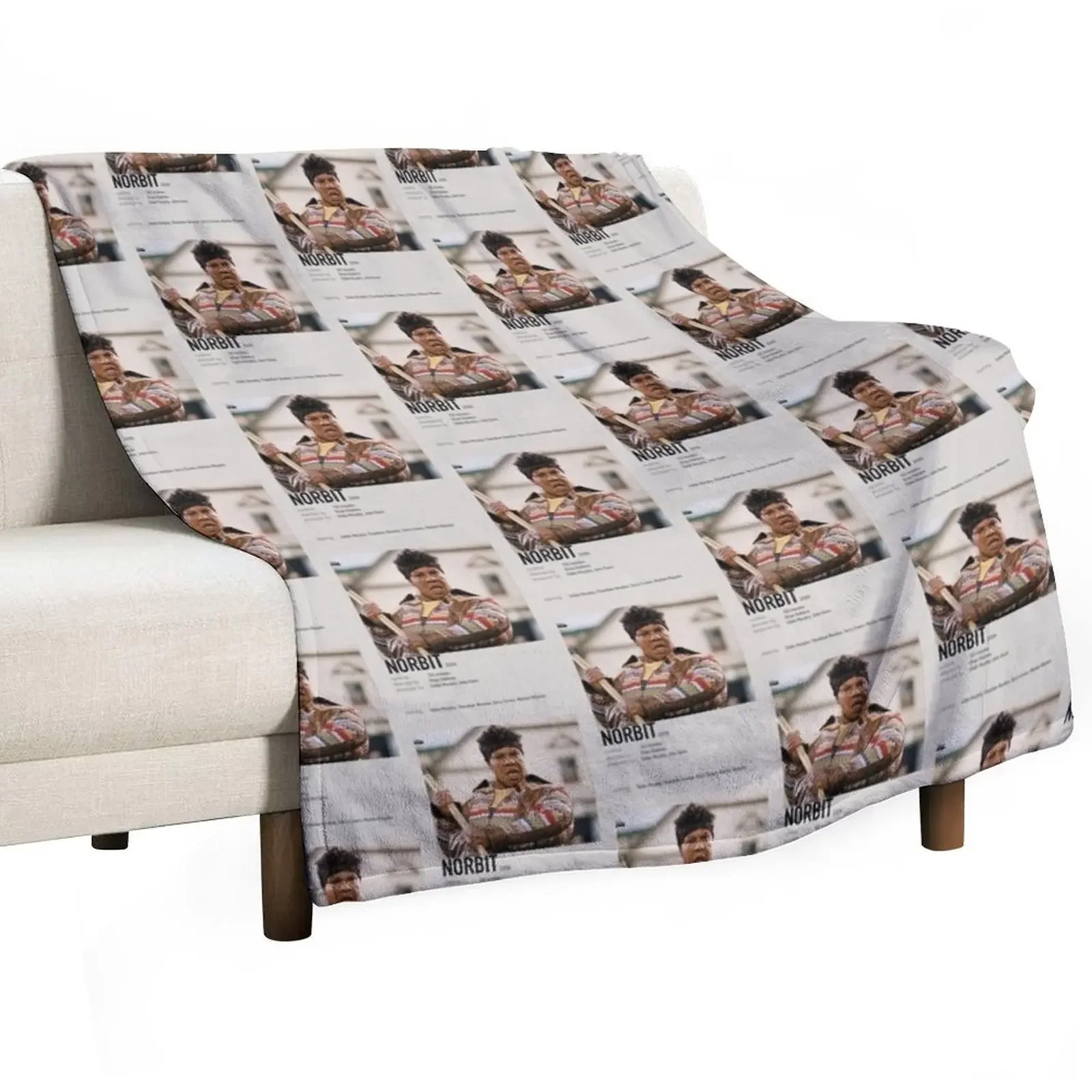 Norbit Movie Sticker Throw Coperta Coperte Per Capelli Di Lusso Personalizzate