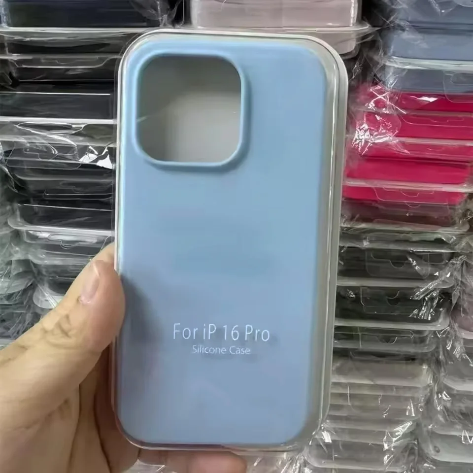 Premium Liquid Silicone Phone Case with Protective Box Cover