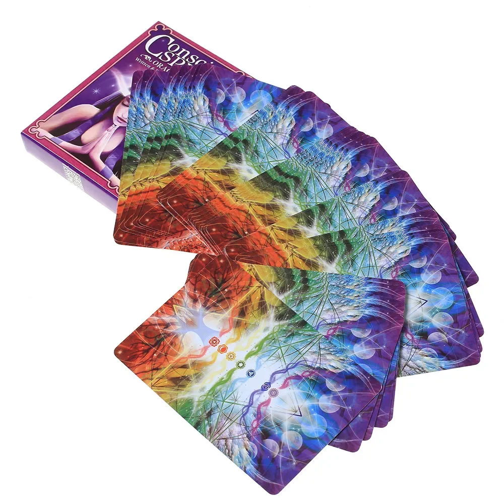 Conscious Spirits Oracle Cards: 45 Durable and Fashionable Tarot-Inspired Deck for Fun and Insightful Party Games