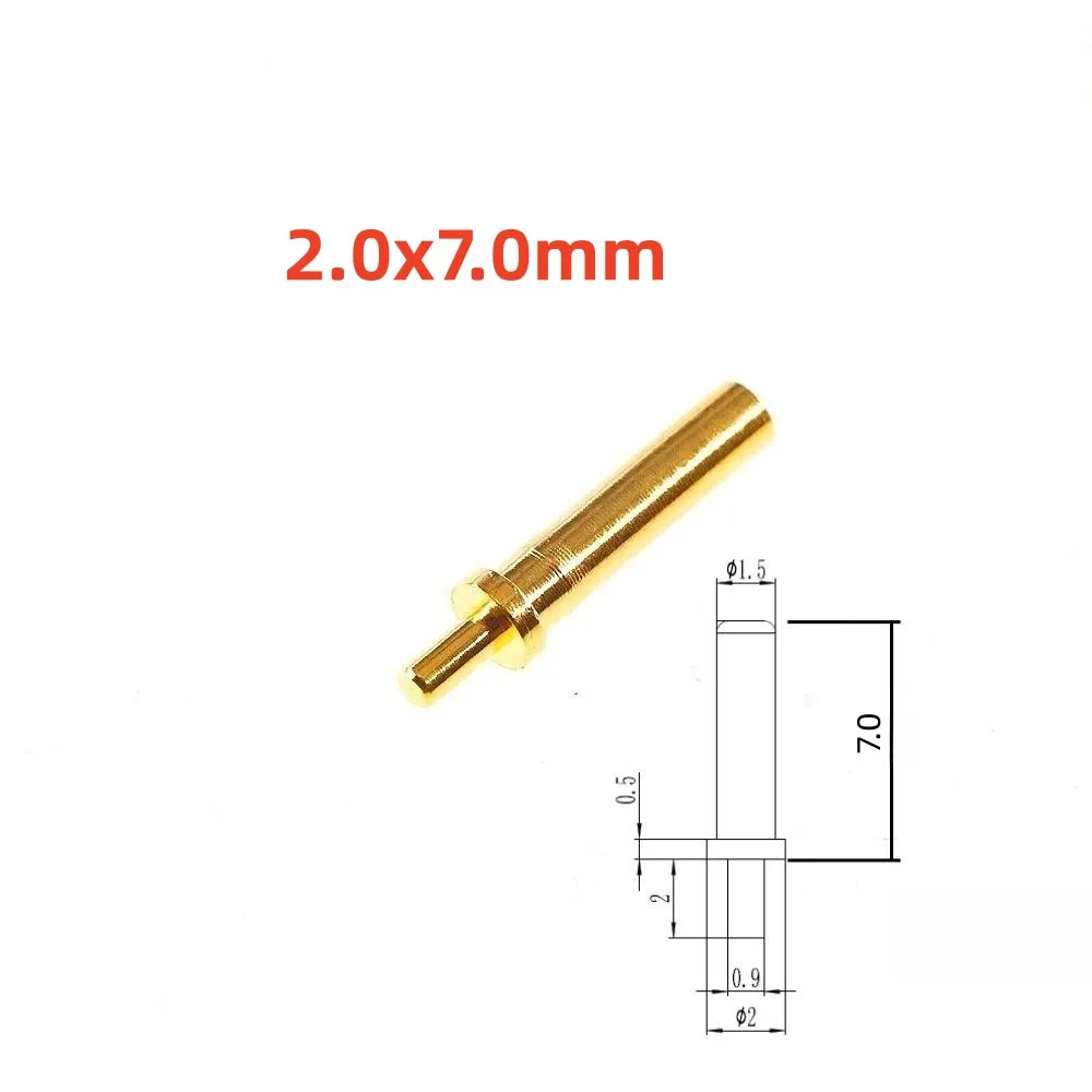 flange alvo conector para companheiro de carga mola pogopin 01