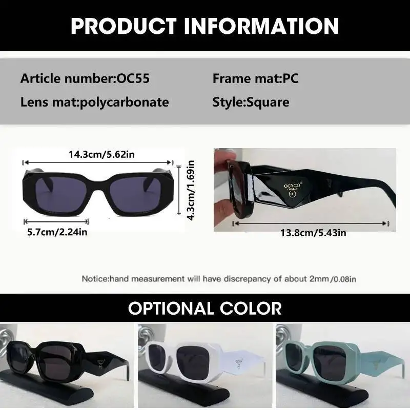 Vintage Square Luxury Retro Sunglasses - Fashion UV Protection Eyewear
