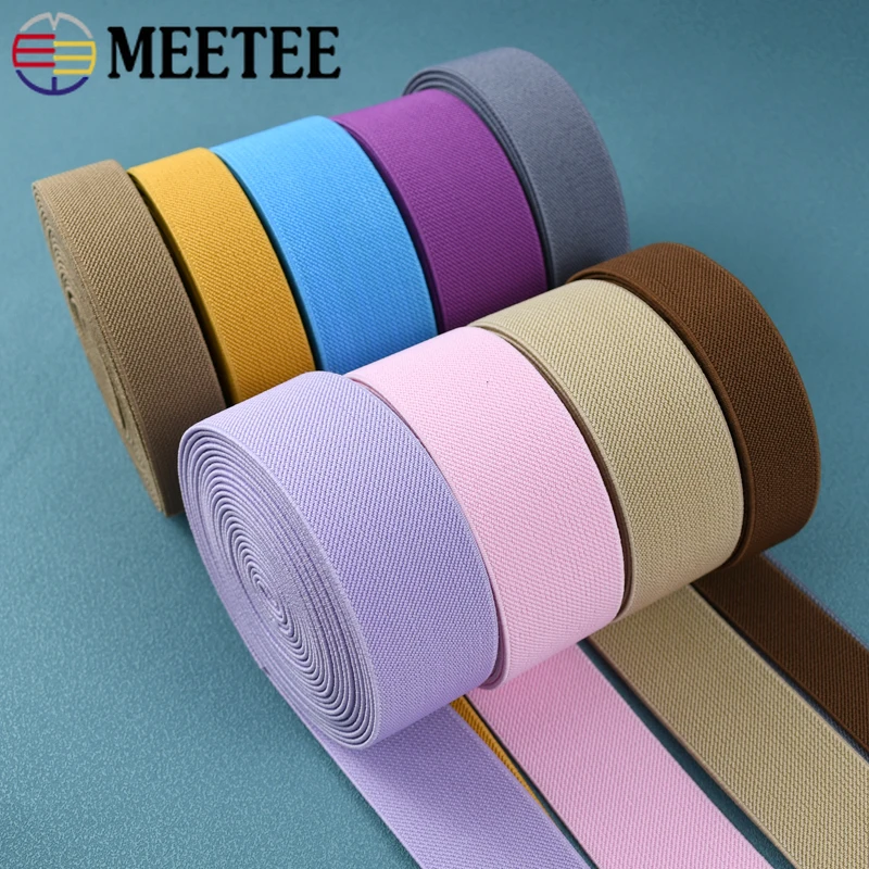 Эластичная лента Meetee 5/10 м 25-40 мм для шитья одежды, брюк, брюк, эластичная лента, тканевая лента для рукоделия Эластичная лента Meetee 5/10 м 25-40 мм для шитья одежды, брюк, брюк, эластичная лента, тканевая лента для рукоделия