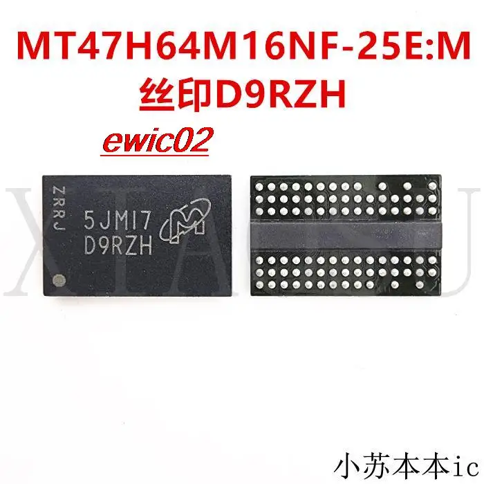 

Original stock MT47H64M16NF-25E:MD9RZH FBGA84 DDR SDRAM