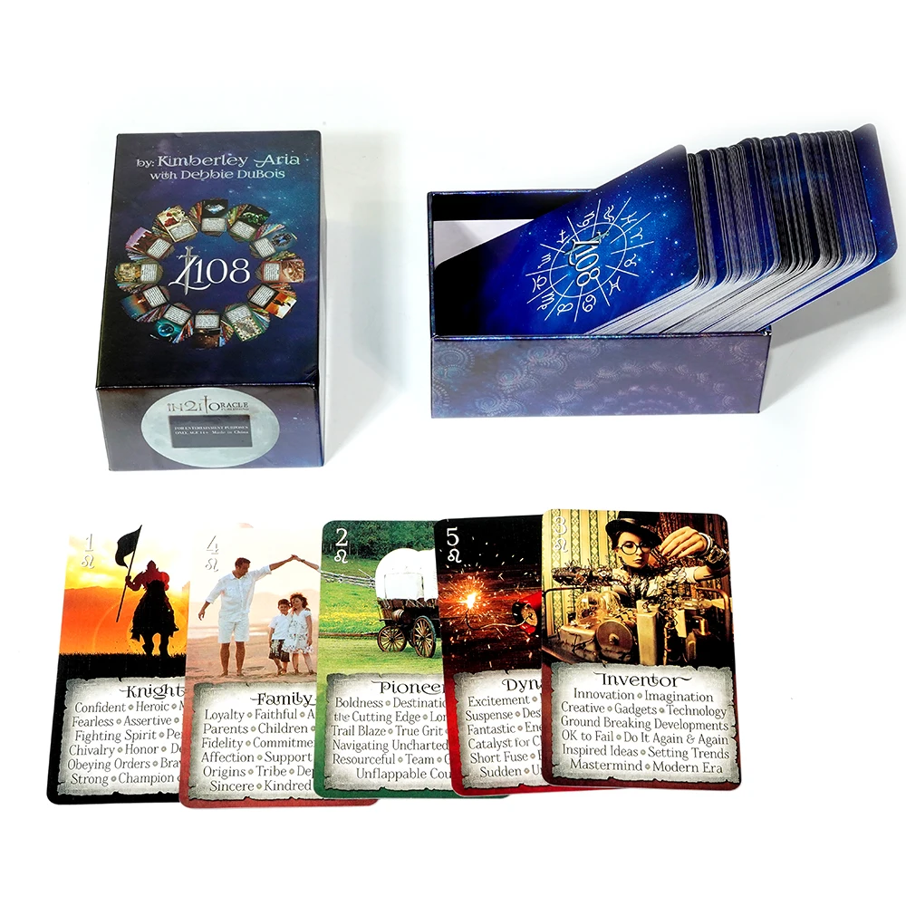 Zodiac 108 Oracle Deck w/Keywords 132 Oracle Cards Object