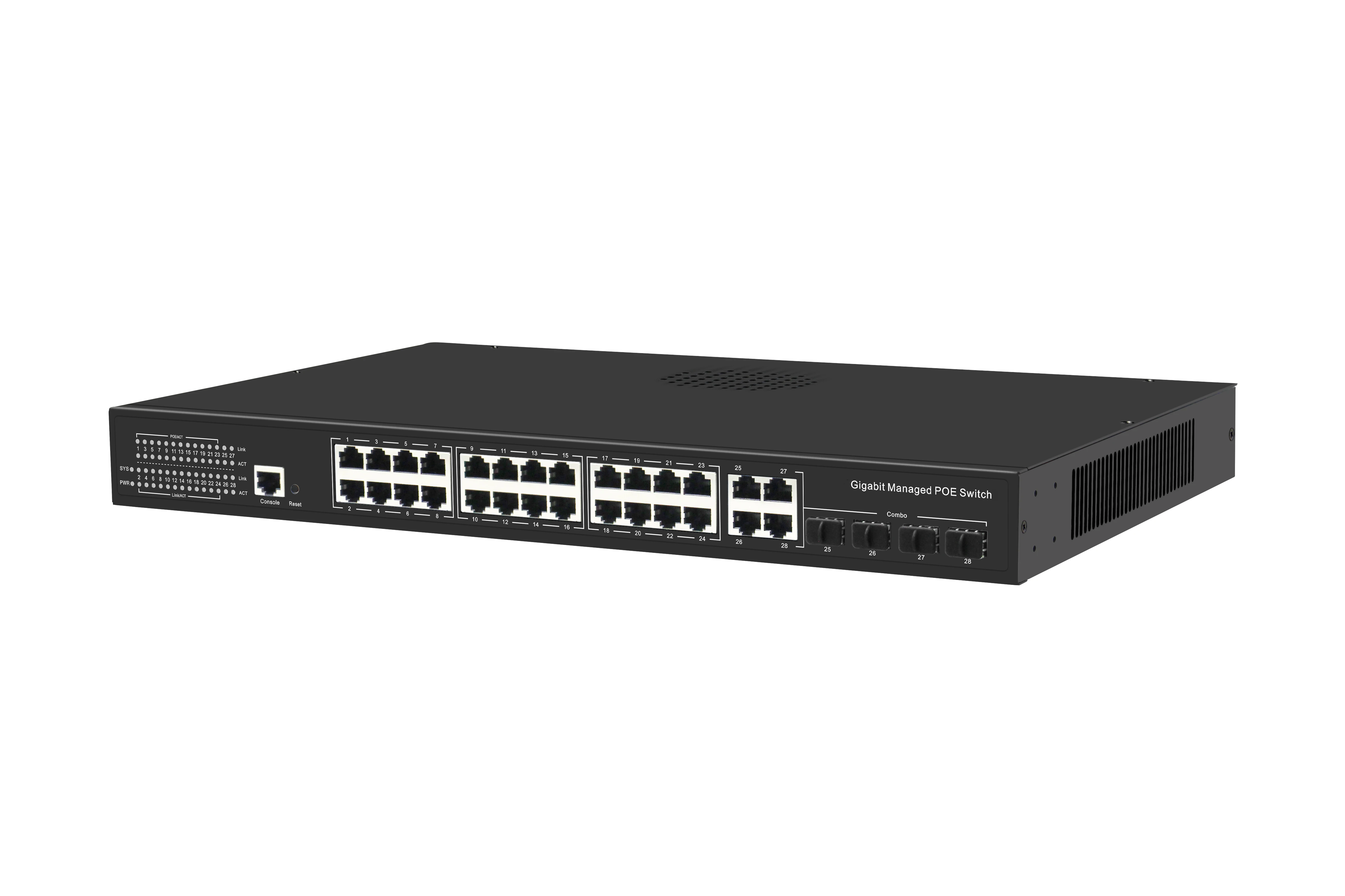 

PIXLINK 32 Ports Managed POE Switch
