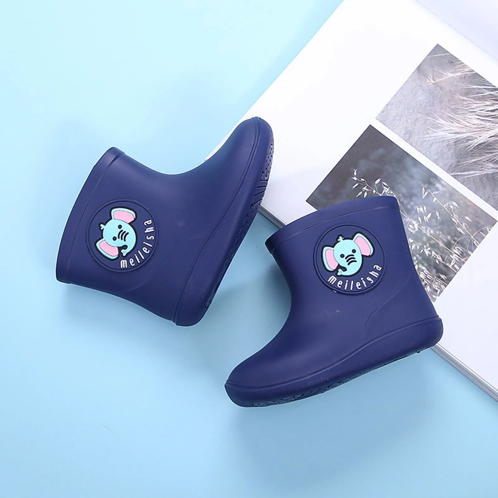 Cartoon Boots Kids Rain Boys Toddler Girls Rubber Baby Shoes 7c Boy Snow Boots baby shoes baby boots