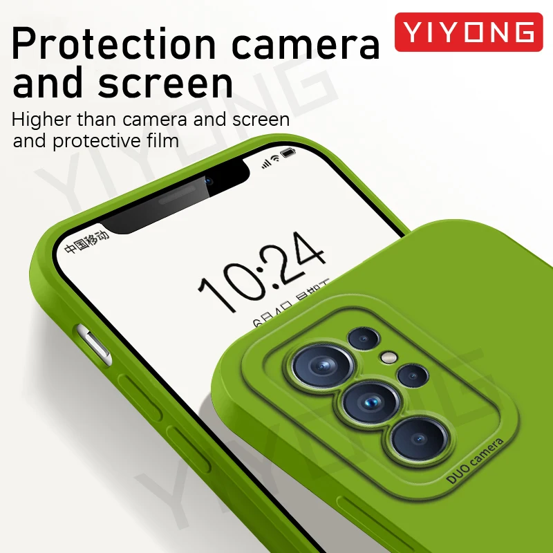 YIYONG Silky Liquid Silicone Soft Phone Case