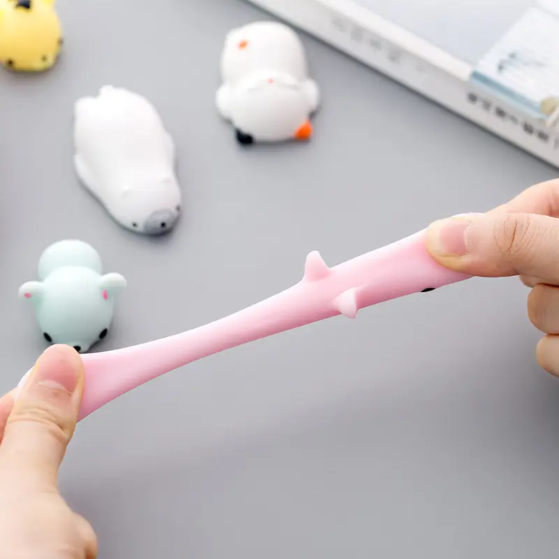 50-5PCS Mochi Squishies Kawaii Anima Squishy Toys For  Antistress Ball Squeeze Party Favors Stress Relief Toys For Birthday - Image 6