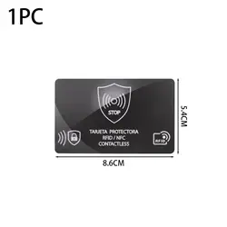 RFID/NFC Blocking Card for Ultimate Contactless Protection and Security (1PCS)