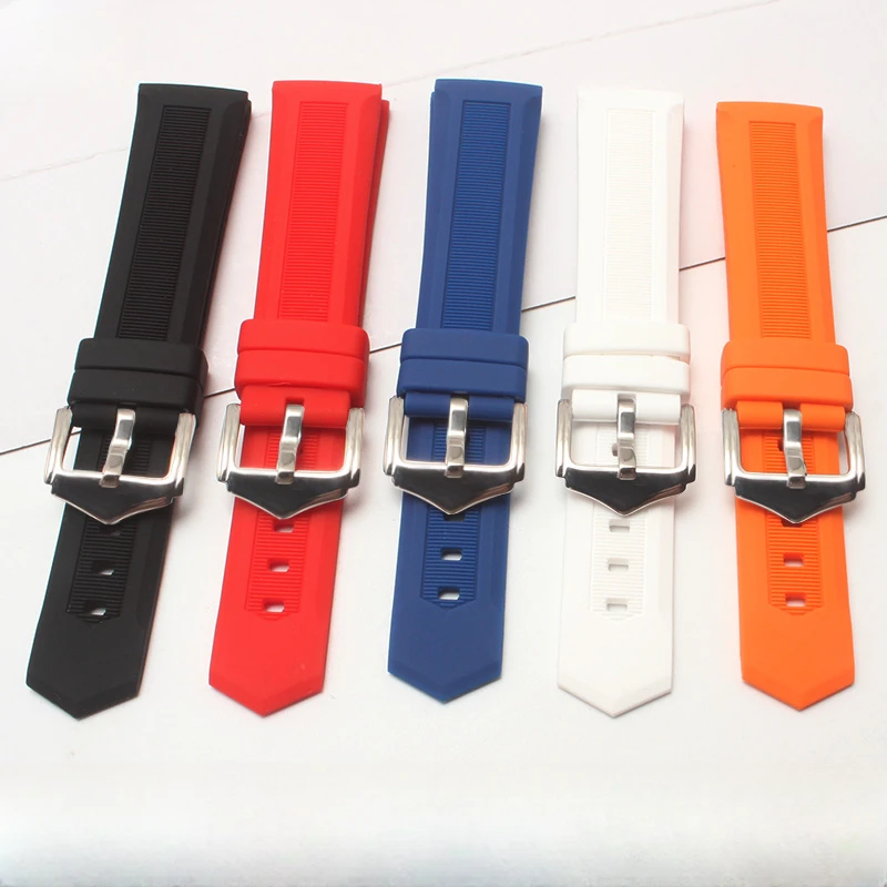 Cinturino Per Orologio Con Fibbia Ad Ago In Acciaio Siliconico In Gomma Universale Per Casio Tianwang Dw Fosil Armani Rossini Cinturino Traspirante Da