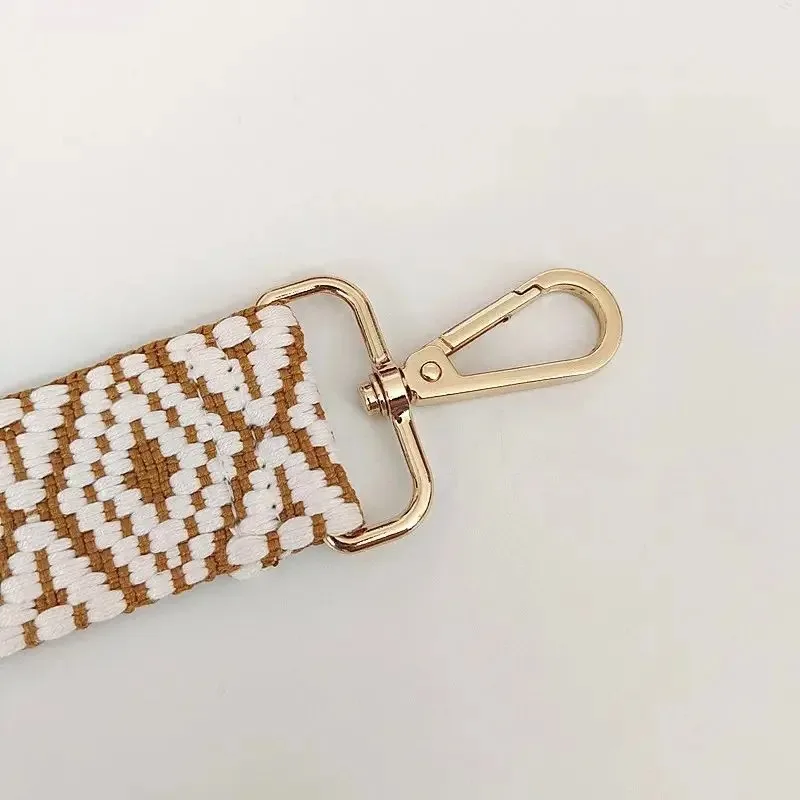 Women's Bag Embroidery Replacement Handbag Messenger Shoulder Wide Bag Accessories Shoulder Strap Adjustable 3.8CM Width