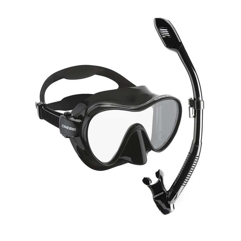 Maschera Subacquea Cressi Lince - Silicona Morbida, Visione Panoramica, Per Donne E Ragazzi - Foto 5