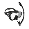 Cressi F1 Snorkeling Set Diving Mask Dry Snorkel Framless Shiny Silicone Scuba for Adults 1