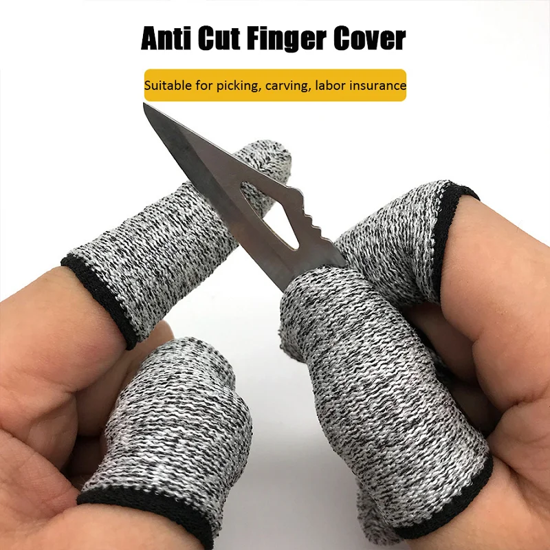 10/20Pcs Anti-Cut Finger Cover Finger Protector Sleeve Cover Finger Peel Fingertip Gloves Picking Finger Cover Kitchen Tools 2